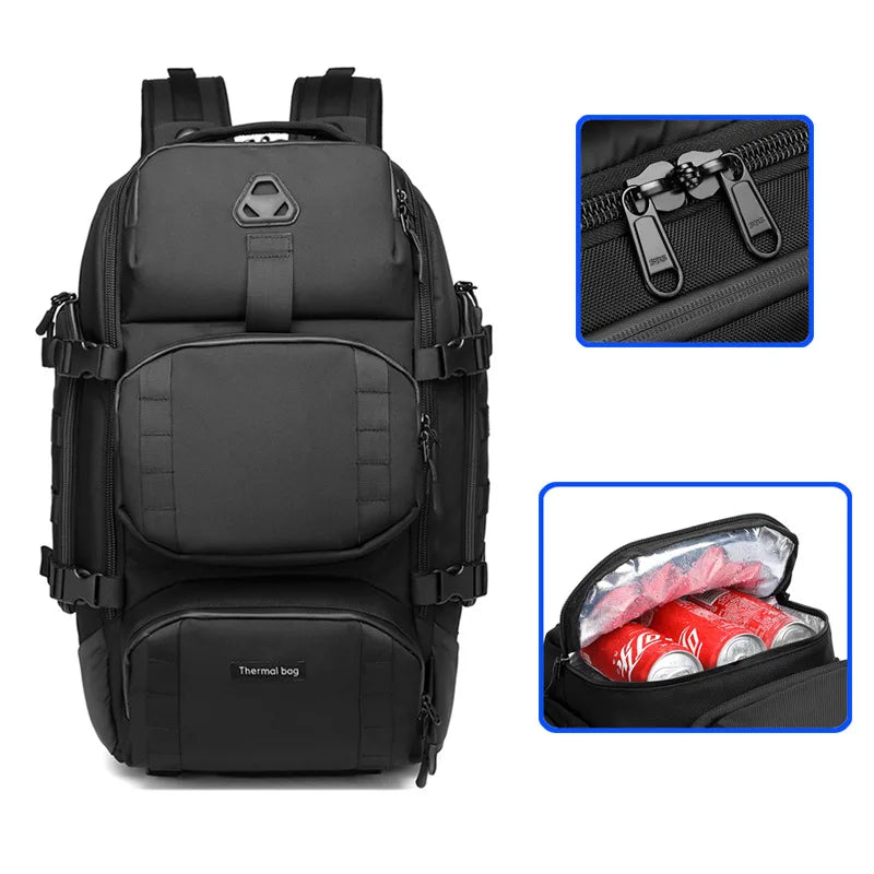 Men Business Multifunction Backpack 17' Plaptop Large Capacity High Quality Backpacks Waterproof USB Charging Travel Backpack